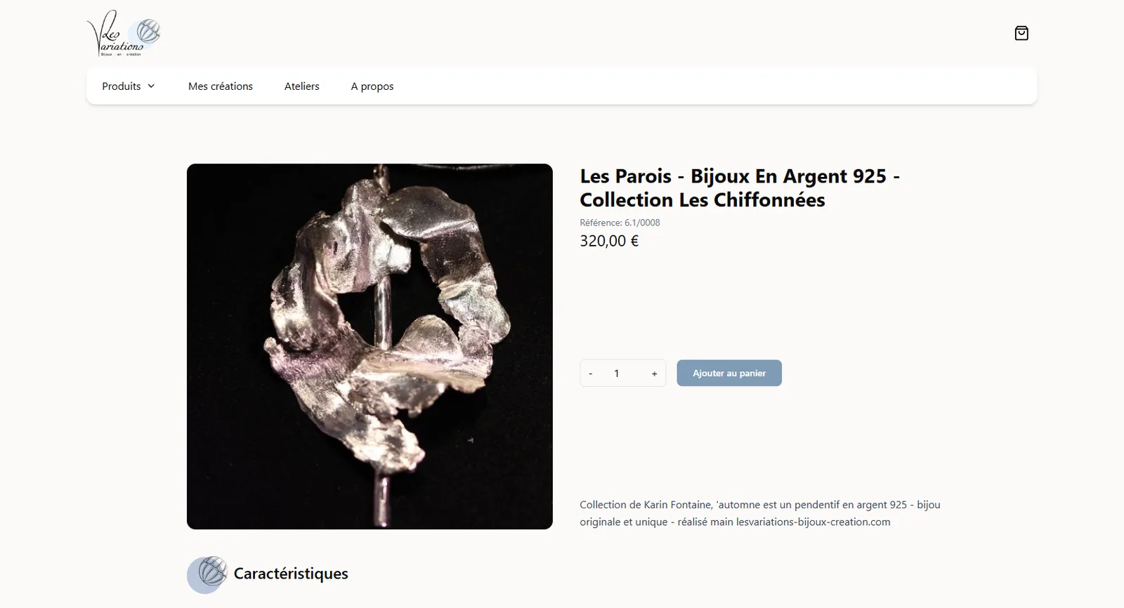 Aperçu du projet Les Variations