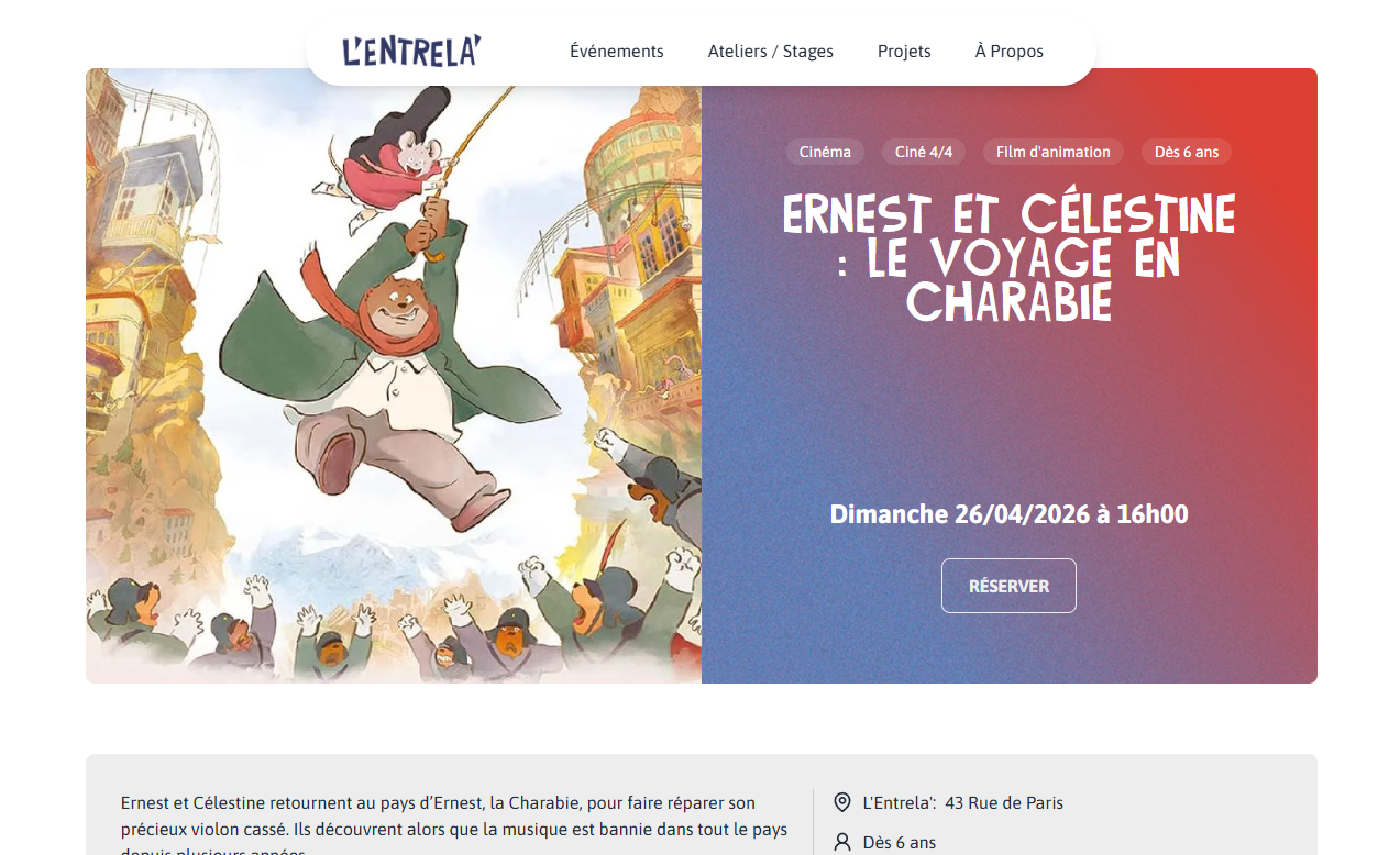 CRM complet avec dashboard et gestion des clients, des reservations et des inscriptions.